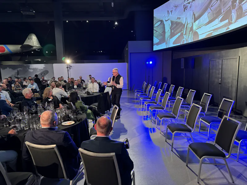 The Hypnotist entertaining at a sophisticated gala dinner event